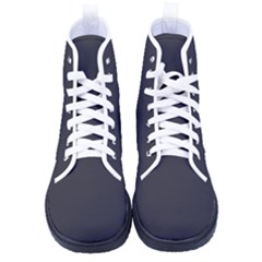 Midnight Sky	 - 	high-top Canvas Sneakers