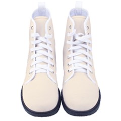 Papaya Whip	 - 	high-top Canvas Sneakers by ColorfulShoes