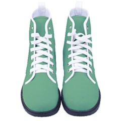 Shiny Shamrock Green	 - 	high-top Canvas Sneakers by ColorfulShoes