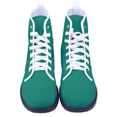 Tropical Rainforest Green	 - 	high-top Canvas Sneakers