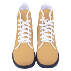 Sunray Orange	 - 	high-top Canvas Sneakers