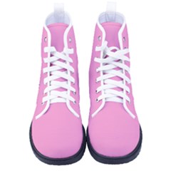 Soft Pink	 - 	high-top Canvas Sneakers