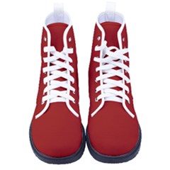 Ruby Red	 - 	high-top Canvas Sneakers by ColorfulShoes