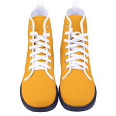 Orange Peel	 - 	high-top Canvas Sneakers