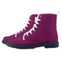 Claret	 - 	High-Top Canvas Sneakers View2