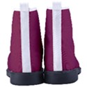 Claret	 - 	High-Top Canvas Sneakers View4