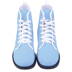 Jeans Blue	 - 	high-top Canvas Sneakers