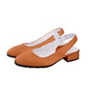 Amber Glow Orange	 - 	Classic Slingback Heels View2