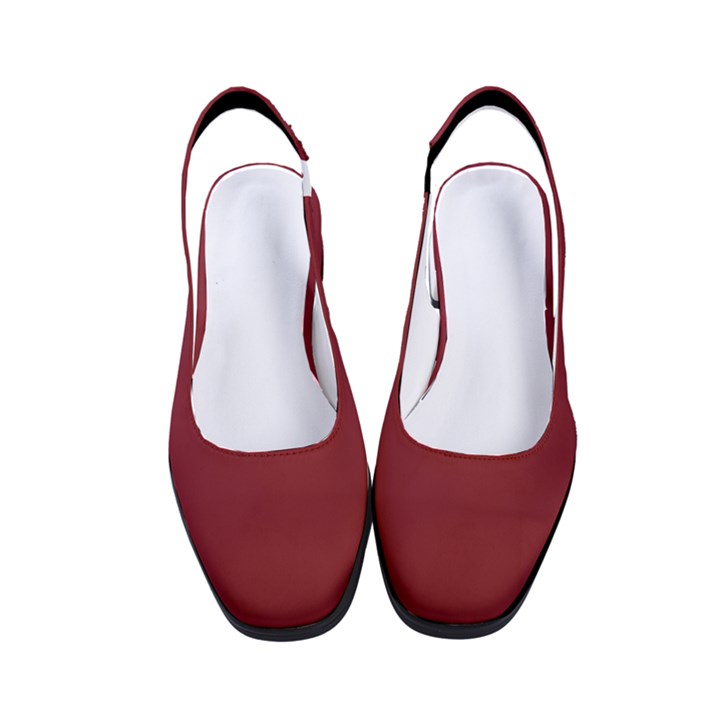 Antique Ruby Red	 - 	Classic Slingback Heels