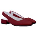 Antique Ruby Red	 - 	Classic Slingback Heels View3