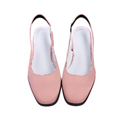 Misty Rose Pink	 - 	classic Slingback Heels