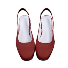 Chili Oil Red	 - 	classic Slingback Heels