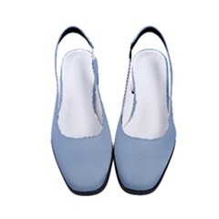 Serenity Blue	 - 	classic Slingback Heels