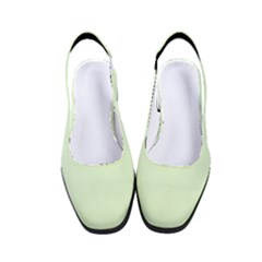 Nyanza Green	 - 	classic Slingback Heels by ColorfulShoes