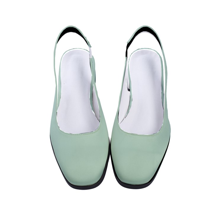 Pistachio Green	 - 	Classic Slingback Heels