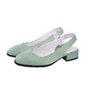 Pistachio Green	 - 	Classic Slingback Heels View2