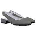 Old Silver Grey	 - 	Classic Slingback Heels View3