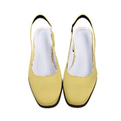 Mellow Yellow	 - 	classic Slingback Heels