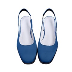 Turkish Sea Blue	 - 	classic Slingback Heels by ColorfulShoes