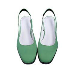 Shiny Shamrock Green	 - 	classic Slingback Heels by ColorfulShoes