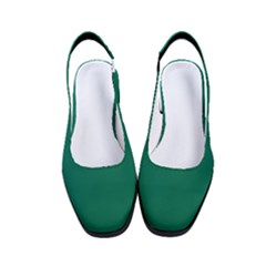 Bottle Green	 - 	classic Slingback Heels by ColorfulShoes