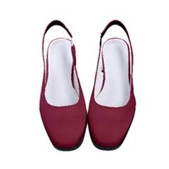 Claret	 - 	classic Slingback Heels