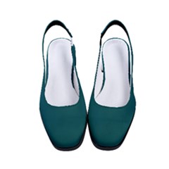 Eagle Green	 - 	classic Slingback Heels by ColorfulShoes