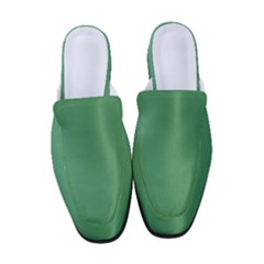 Shiny Shamrock Green	 - 	classic Backless Heels by ColorfulShoes