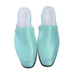 Italian Sky Blue	 - 	classic Backless Heels by ColorfulShoes