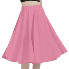 Miller Pink	 - 	a-line Full Circle Midi Skirt With Pocket by ColorfulWomensWear