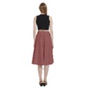 Redwood Red	 - 	A-Line Full Circle Midi Skirt With Pocket View4