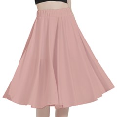 Peach Bud	 - 	a-line Full Circle Midi Skirt With Pocket by ColorfulWomensWear