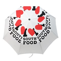 I Love South Food Folding Umbrellas by ilovewhateva