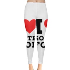 I Love South Food Leggings  by ilovewhateva