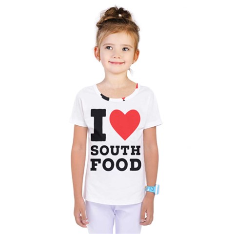 I Love South Food Kids  One Piece Tee by ilovewhateva