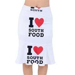 I Love South Food Short Mermaid Skirt by ilovewhateva