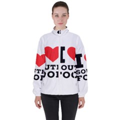 I Love South Food Women s High Neck Windbreaker by ilovewhateva