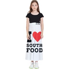 I Love South Food Kids  Flared Maxi Skirt by ilovewhateva