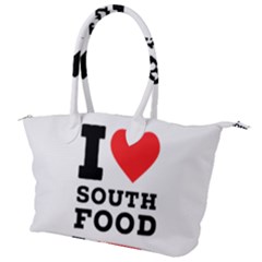 I Love South Food Canvas Shoulder Bag by ilovewhateva