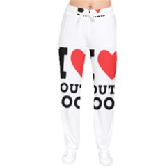 I Love South Food Women Velvet Drawstring Pants by ilovewhateva