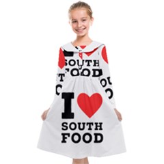 I Love South Food Kids  Midi Sailor Dress by ilovewhateva