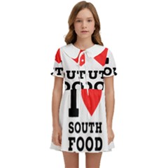 I Love South Food Kids  Sweet Collar Dress by ilovewhateva