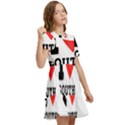 I love south food Kids  Puff Sleeved Dress View2