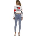 I love south food Long Sleeve V-Neck Top View4