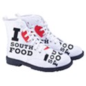 I love south food Kid s High-Top Canvas Sneakers View3