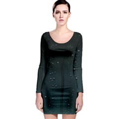 Droplets Long Sleeve Bodycon Dress by ugoarts