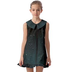 Droplets Kids  Pilgrim Collar Ruffle Hem Dress by ugoarts