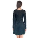 Droplets Long Sleeve V-neck Flare Dress View2