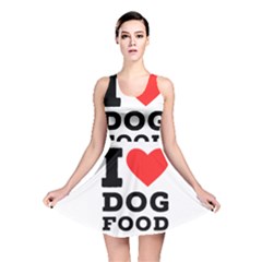 I Love Dog Food Reversible Skater Dress by ilovewhateva