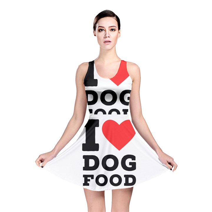 I love dog food Reversible Skater Dress